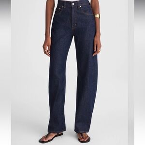 NWT Madewell Balloon Jean in Rinse Wash